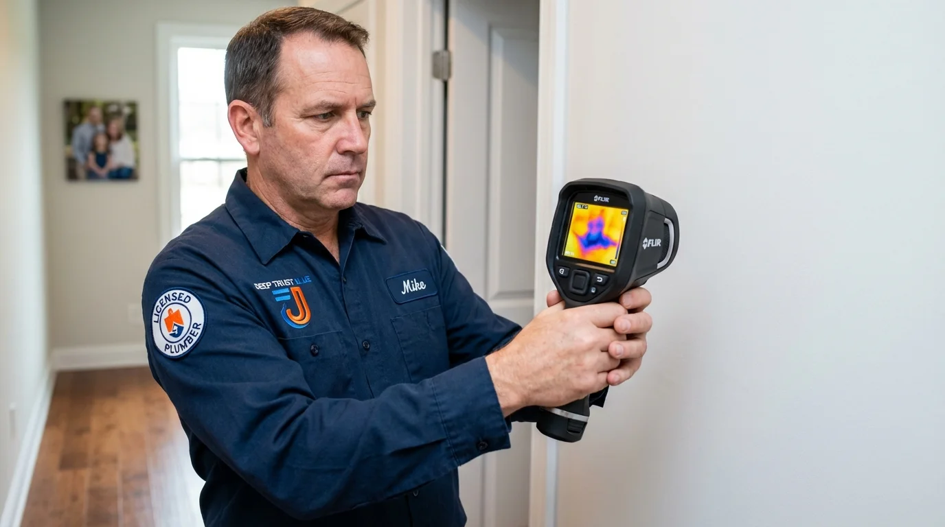 Thermal imaging leak detection by Johns Plumbing LLC in Perham